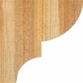 thumbnail image 3 of 4"W x 10"D x 10"H Ridgewood Rough Sawn Corbel, Western Red Cedar, 3 of 9