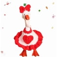 thumbnail image 6 of 7 Inch Easter Desk Goose Outfits,Valentine's Day Goose Outfit,Desktop Goose Costume,Heart Porch Goose-Clothes Fits,Cute Geese Decor Accessories,Hot Pink, 6 of 7