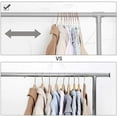 thumbnail image 2 of SONGMICS 50 Pack Velvet Hangers Clothes Hanger with Swivel Hook Non-Slip for Coat Shirt Dress Pants Tie Cloud White, 2 of 8