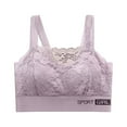 thumbnail image 2 of Spring Saving GaThRRgYP Lingerie Women,Women's Solid Color Fashion Lace Gathering Large Chest without Steel Ring Back Underwear Daily Bra, 2 of 3