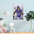thumbnail image 4 of Adrian Peterson Canvas Poster Canvas Poster Wall Art Picture Prints Hanging Photo Gift Decor Home Posters Artworks 16x24inch(40x60cm), 4 of 6