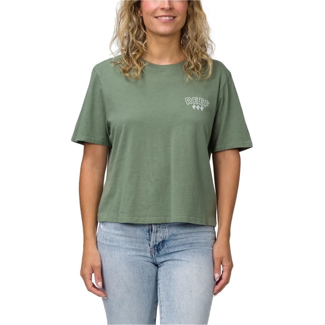 Reef Womens Cacti Graphic T-Shirt, sspy, XS