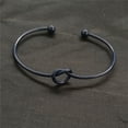 thumbnail image 4 of Sonducket Brazalete de brazo, joyería de Metal, exquisito brazalete para mujer, adorno para el cuerpo, adorno de mano, para brazos con forma Ropa, zapatos y accesorios Miscelánea Nudo, Negro, 4 of 6