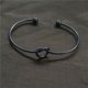 thumbnail image 4 of Sonducket Brazalete de brazo, joyería de Metal, exquisito brazalete para mujer, adorno para el cuerpo, adorno de mano, para brazos con forma Ropa, zapatos y accesorios Miscelánea Nudo, Negro, 4 of 6