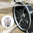 thumbnail image 5 of 25 Degree Surface Cleaner Tips with 2.5 Orifice, 1/4'' Male NPT, 4000 PSI Threaded Spray Nozzles, Stainless Steel, 2 Pcs, 5 of 7