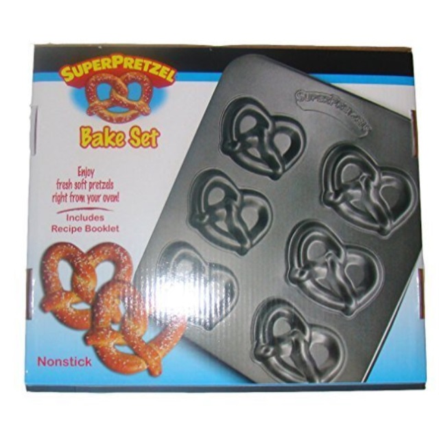 super pretzel bake set nonstick soft pretzel sheet / baking mold pan