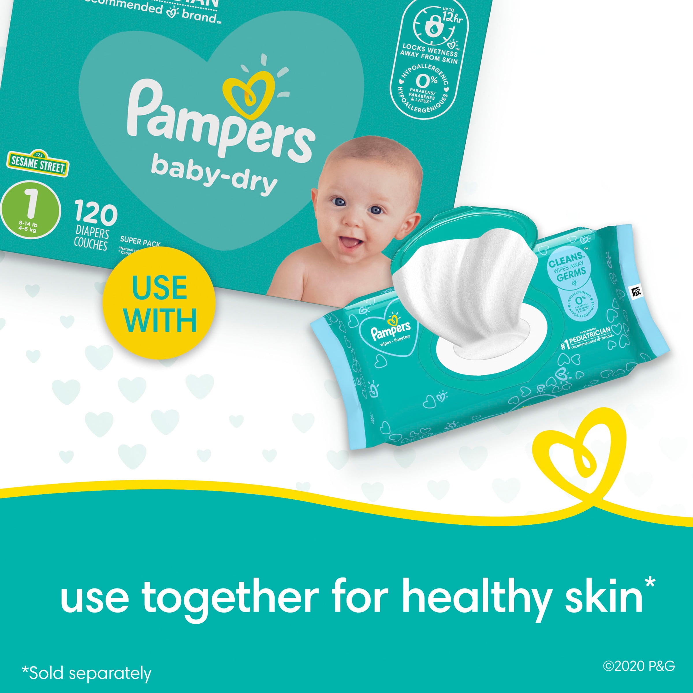 Meijer Baby Wipes, Fragrance Free, 1200 ct