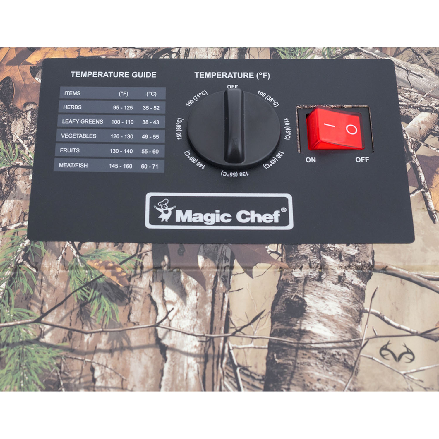 Magic Chef 10-Tray Food Dehydrator with Authentic Realtree Xtra Camouflage Pattern - image 5 of 5