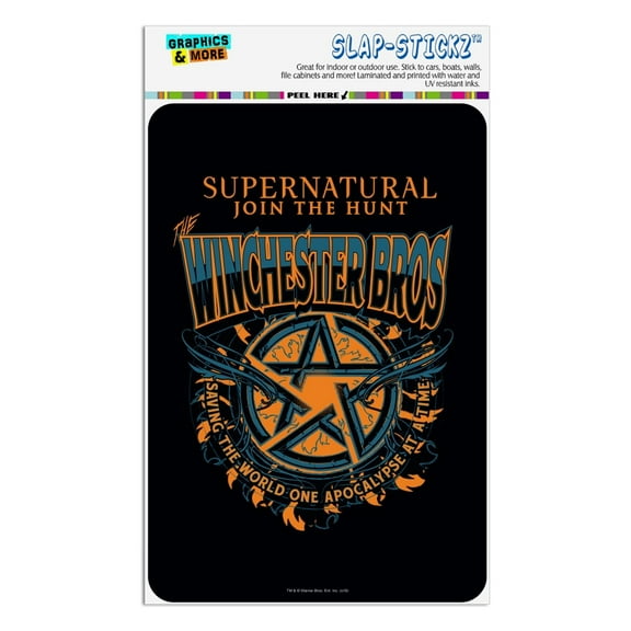 Supernatural The Winchester Bros Home Business Office Sign