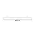 thumbnail image 2 of Unique Bargains PVC Poster Hanger Rail Poster Strip Bar 40cm/16inch Clear with Clips for Poster, Map, 2 Set, 2 of 5