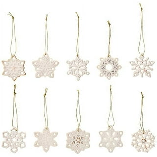 Sale: Lenox ~ Ornaments ~ Metal ~ Mini Snowflake Ornament Set of 3, Price  $29.95 in Peckville, PA from Live With It by Lora Hobbs