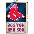 thumbnail image 3 of MLB Boston Red Sox - Logo 18 Wall Poster, 22.375" x 34", Framed, 3 of 3