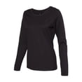 thumbnail image 2 of Hanes Perfect-T Womenâ€™s Long Sleeve Scoopneck T-Shirt, 2 of 3