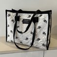 thumbnail image 1 of Bolso de hombro compuesto para mujer, estampado de rosas dobladas, accesorios de fotos duraderos, fiesta de vacaciones, 1 of 8