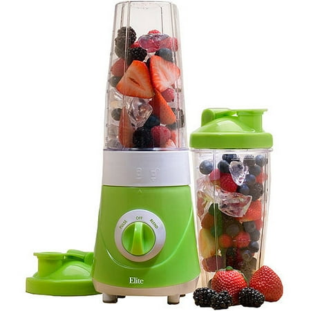 Elite Cuisine Personal Drink Mixer (2) 28-oz Travel Mugs