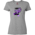 thumbnail image 3 of Inktastic I Wear Purple For My Mom Lupus Awareness Women's T-Shirt, 3 of 5