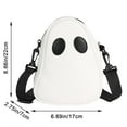 thumbnail image 4 of WMGHA Halloween Purse Ghost Crossbody Bag for Women Men Novelty Ghost Purse Shoulder Satchel Bag Funny Halloween Accessories, Halloween Themed Bookbag, Lightweight, 4 of 8