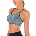 thumbnail image 4 of FUTATA 1-3 Pack Sports Bras For Women Longline Padded Bras Criss-Cross Back Yoga Bras Medium Support Impact Workout Running Bras Crop Tops, 4 of 7