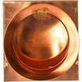 thumbnail image 3 of FAMCO Copper Hooded Wall Vent With Damper, Dryer Vent Outlet Used For Air Exhaust Applications, 3 of 4