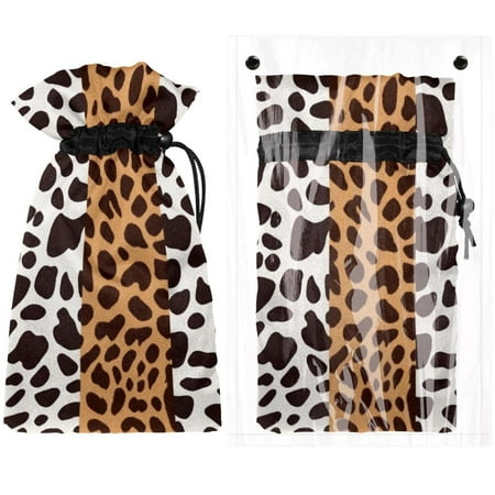

Josid Leopard Print Pattern Reusable Outdoor Faucet Insulation Covers Waterproof and Freeze-Resistant Spigot Protector Bags 2 Pack 11 x 6.9