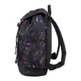 thumbnail image 4 of Bodhi Unisex Drawstring Backpack with Dual Buckles, Black Brushstrokes, 4 of 6