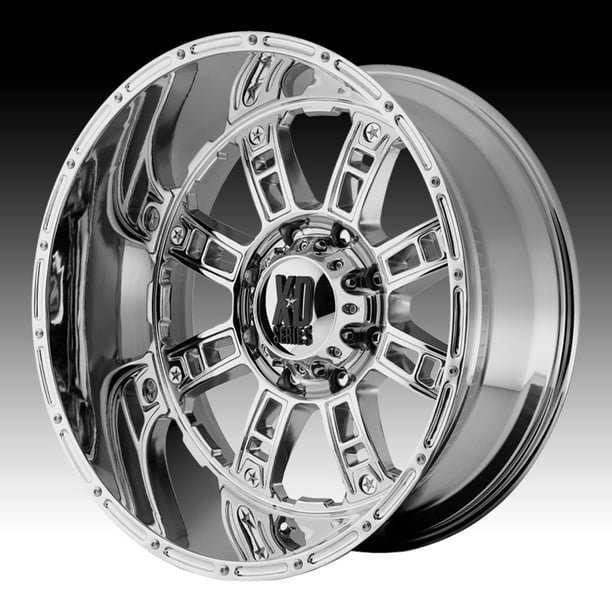 KMC XD XD809 Riot Chrome 20x12 8x6.5 44mm (XD80921280244N) Walmart