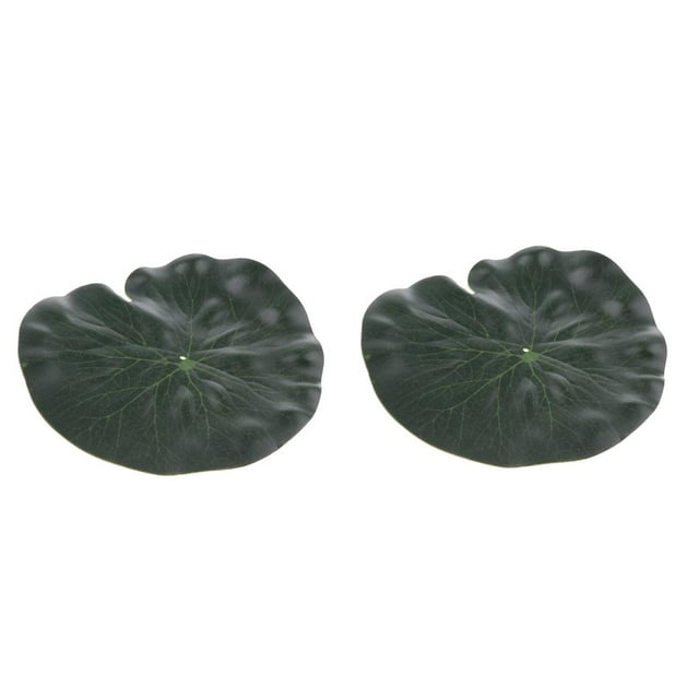 Decoración Artificial de Plantas Acuáticas Ornamento de Loto 17CM Yuyangstore