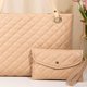 thumbnail image 2 of Bolso bandolera para mujer Casual 2 en 1 Conjunto de bolso Moda para mujer Tote (Beige) Sywqhk Para Estrenar, 2 of 5