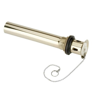 Sink Drain Pull Out Plug Solid Brass With Overflow | Renovator's Supply