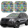 thumbnail image 1 of Wukai Construction Machinery Car Front Windshield Sun Shade,Sun Visor Shield Block Automotive Interior Protector Blocks UV Rays-Medium, 1 of 6