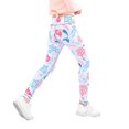 thumbnail image 4 of 4-11T Girls Leggings Athletic Kid's Dance Running Yoga Leggings Pants Footless Tights Trousers, 4 of 8