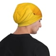 thumbnail image 5 of Xecao Yellow Lemon Print Beanie Knitted Hat for Men Women, Winter Fashion Knit Cuffed Caps Unisex, 5 of 7