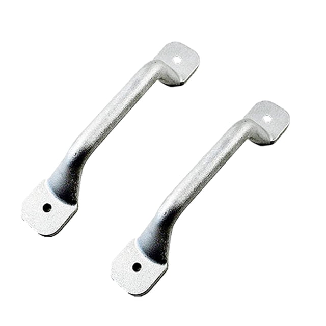 2PCS Boat Cleat Grab Rail Handles Aluminum Fishing Rowboat Duck Jon Boat Row Boat Transom Handles