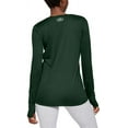thumbnail image 2 of Under Armour 1305681 Ladies' Long-Sleeve Locker 2.0 T-Shirt - Forest Green Metallic Silver, 2 of 5
