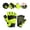 Green Half, variant on MTB Cycling Gloves Summer Half Finger Cycling Gloves Men's and Women's Breathable Sports Cycling Gloves MH010
