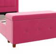 thumbnail image 3 of DHP Drew Upholstered Bed with Storage Chest, 3 of 9