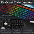 thumbnail image 4 of Funda con teclado WIWU para iPad de 11" magnética, desmontable y retroiluminada, 4 of 8