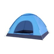 SHENGXINY Camping Tent Clearance Instant Automatic Expansion Up Lightweight Camping Tent, Outdoor Easy Set Up Automatic Family Travel Tent,Portable Backpacking Ultralight Windproof Blue