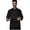 Black, variant on Chef Coat Men White Men's Catering Chef Cardigan Workwear Long Sleeve Thermal Kitchen Shirt for Culinary Staff