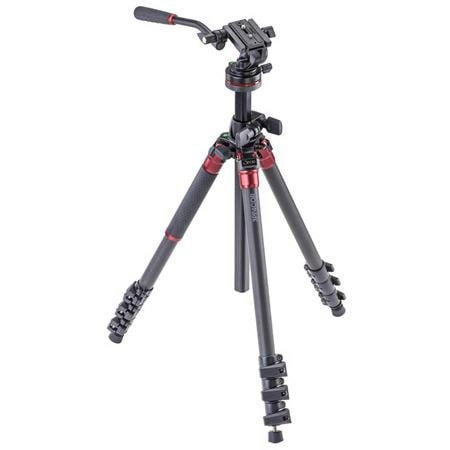 UPC: 0840014141784 | Orbit 4-Section Carbon Fiber Tripod  Bundle with Q2 Lightweight Fluid Video Head