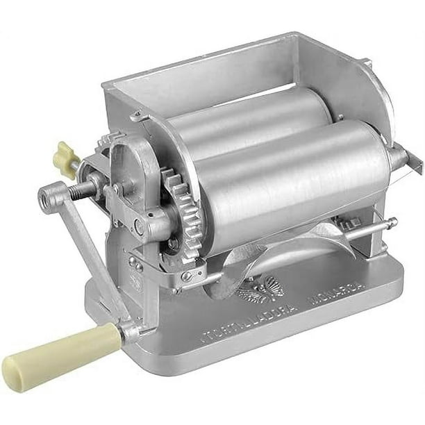 Maquina Manual Para Tortilla De Maíz, Maquina De Tortillas Con Rodillo hecho de Acero Inoxidable Rodillo Una solución eficaz para hacer tortillas de maíz una herramienta práctica y eficaz Karlen 004SM