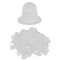 thumbnail image 1 of 100 tapas desechables de silicona para tinta de tatuaje, tapas de pigmento para microblading para maquillaje permanente, 1 of 14