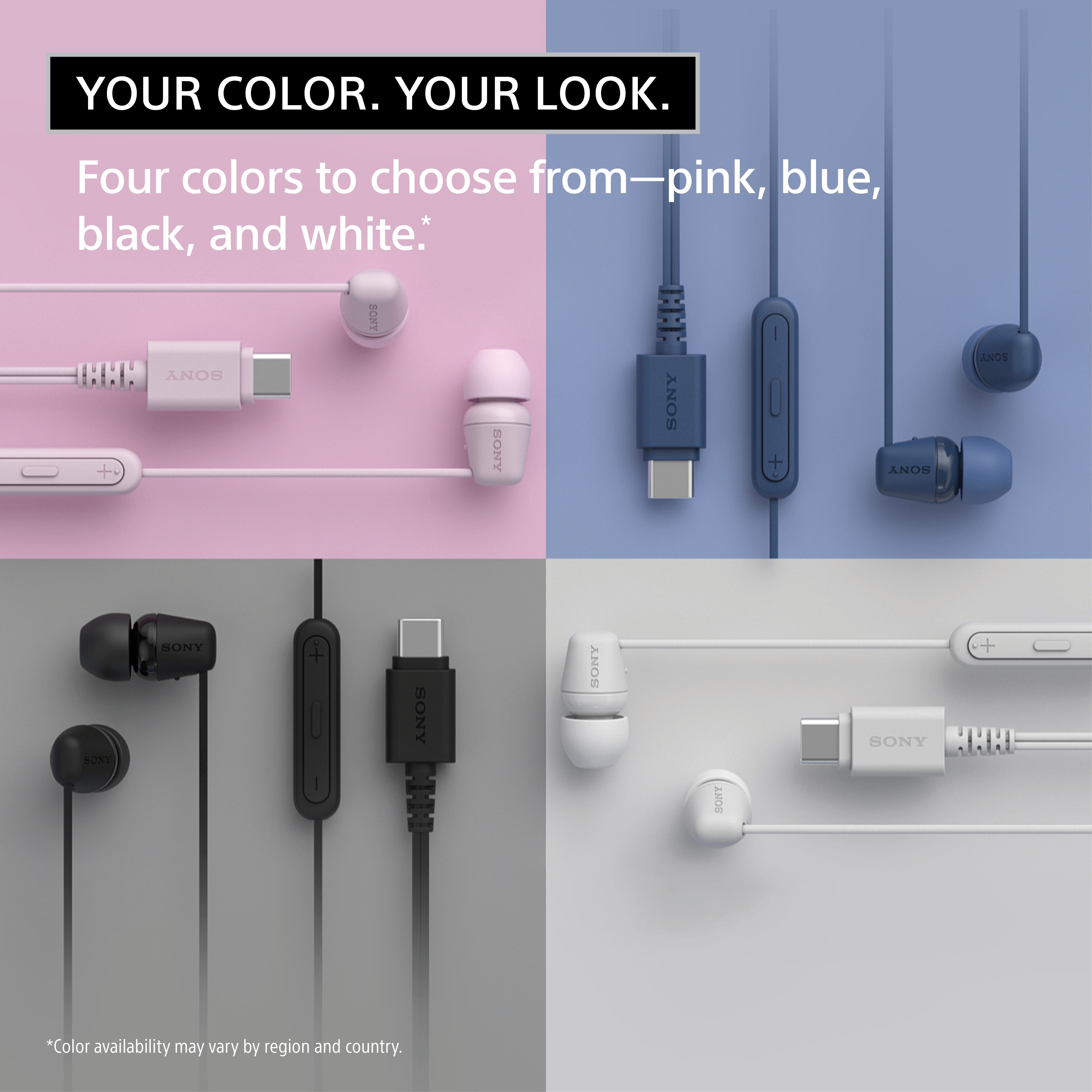 Sony, In-ear Headphones, IER-EX15C, USB-C Wired Black - Walmart.com