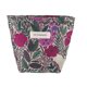thumbnail image 1 of Bolsas de Maquillaje de Flores Bordadas Portátiles Únicas 1 Pc Poliéster Morado Pequeño, 1 of 5