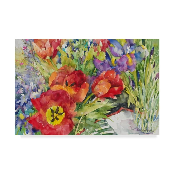 Trademark Fine Art 'At Their Peak' Canvas Art by Annelein Beukenkamp