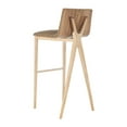 Safavieh Mckay Contemporary Glam Bar Stool with Foot Rest