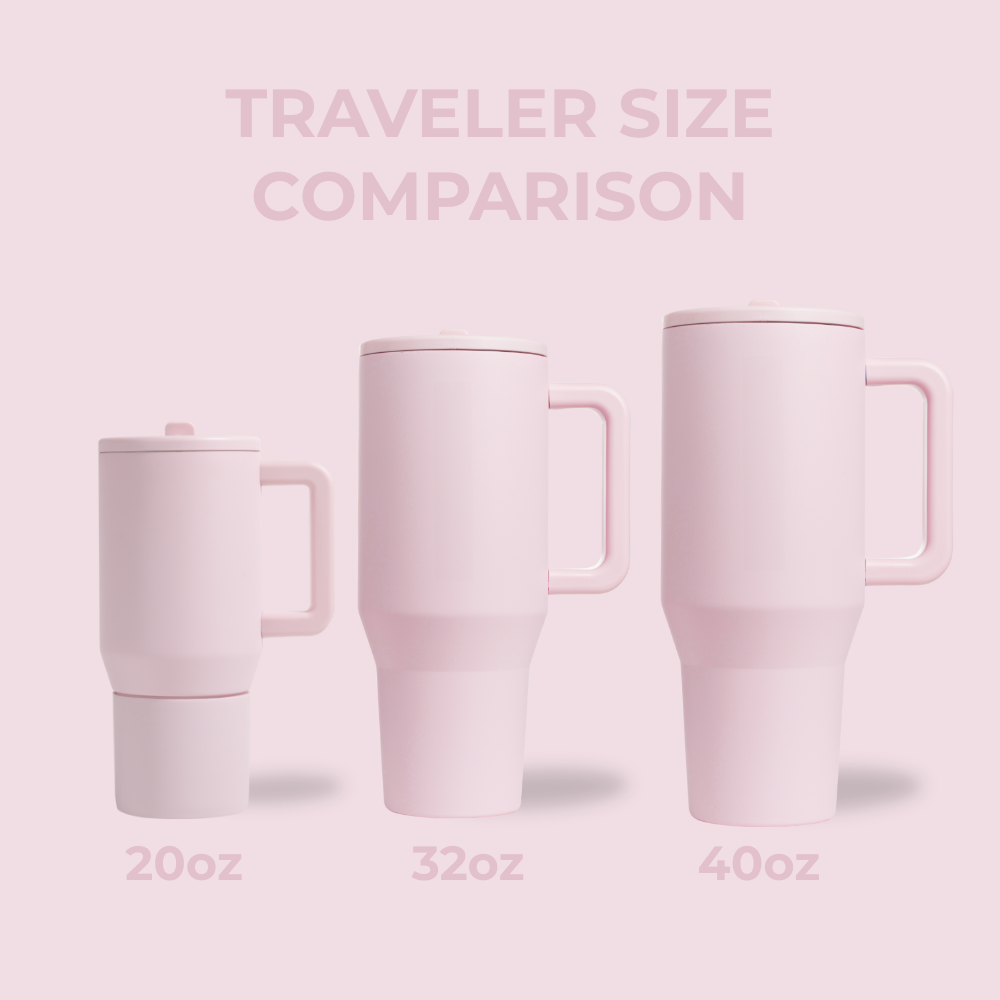 HydroJug Traveler 40 oz Insulated Water Bottle, Pink Sand photo 4