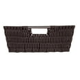 thumbnail image 5 of Simplify Shelf Built-in-Handles Rattan Storage Tote Basket, Chocolate, 5 of 7