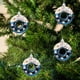 thumbnail image 1 of Adorno Navideño Azul de Plástico para La Punta Del Árbol: Estrella | Decoración Colgante de Donuts, Dulces y Bagels - 4 Adornos de Donuts Azules de 8 Cm (3,15"), 1 of 4