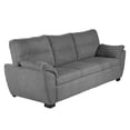 thumbnail image 4 of Sala 3-2 TRINITY Monza 2 Piezas (Sofá, Love Seat) Gris Noche Para Sala, 4 of 8